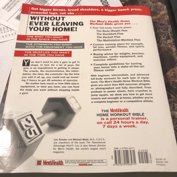 The Men's Health Home Workout Bible over 400 Exercises and no Gym required - Picture 2 of 10